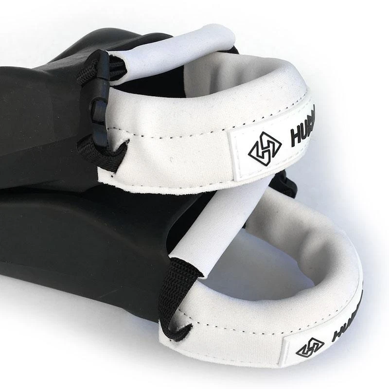 Leash De Palme Hubb Fin Tethers Deluxe - White 3 Leash De Palme Hubb Fin Tethers Deluxe - White