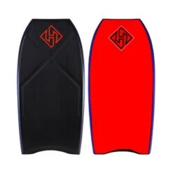 Board De Bodyboard Hubb Boards - Black / Fluro Red