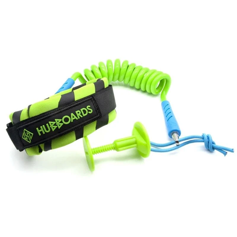 Leash Bodyboard Hubb Oards Comp Biceps Leash - Lime 3 Leash Bodyboard Hubb Oards Comp Biceps Leash - Lime