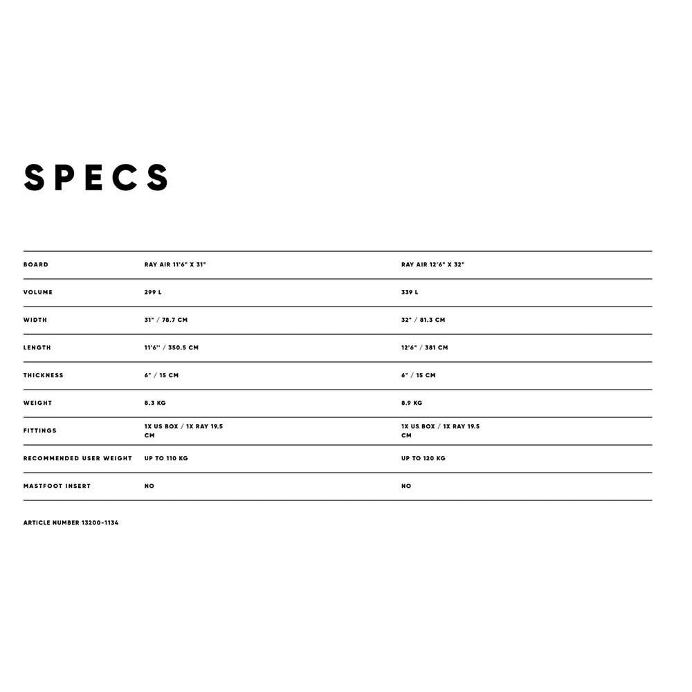 Pack SUP Fanatic Ray Air/Pure (Blue) 12 Pack SUP Fanatic Ray Air/Pure (Blue) – Image 10