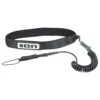 Leash Board De WingSurf Ion Core Coiled Hip SAFETY 8" - Black