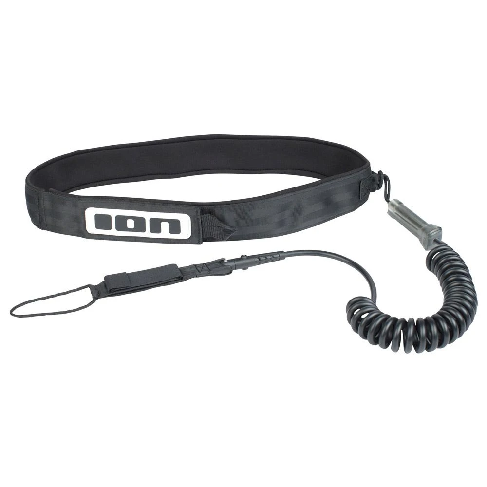 Leash Board De WingSurf Ion Core Coiled Hip SAFETY 8" - Black 3 Leash Board De WingSurf Ion Core Coiled Hip SAFETY 8" - Black