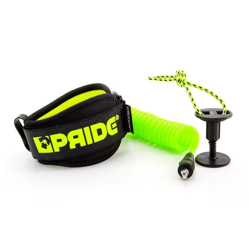 Leash Bodyboard Pride Poignet Deluxe Wrist Leash - Fluro Yellow 3 Leash Bodyboard Pride Poignet Deluxe Wrist Leash - Fluro Yellow